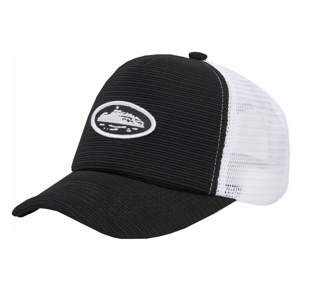 Boné Corteiz Short Peak Trucker Black