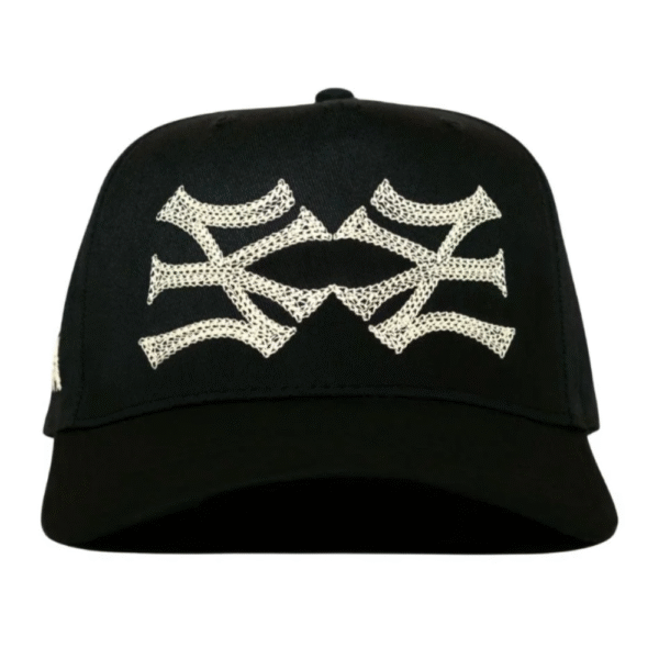 Boné oMA NY NY Side Chain Stitch Black