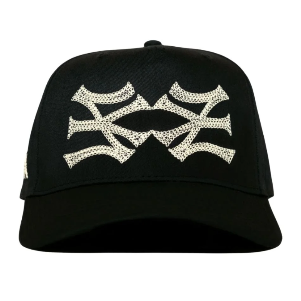 Boné oMA NY NY Side Chain Stitch Black