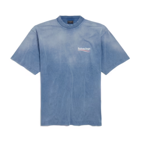 Camiseta Balenciaga Political Campaign Azul