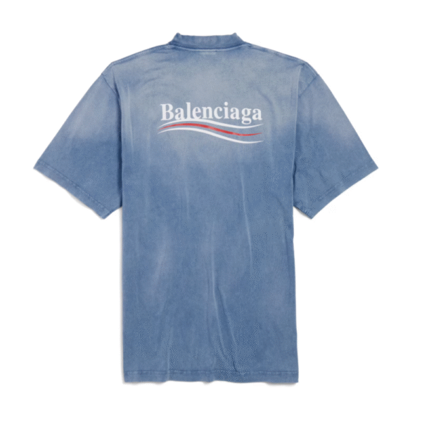 Camiseta Balenciaga Political Campaign Azul