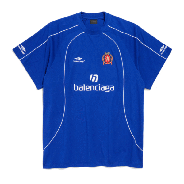 Camiseta Balenciaga Soccer Oversized Azul