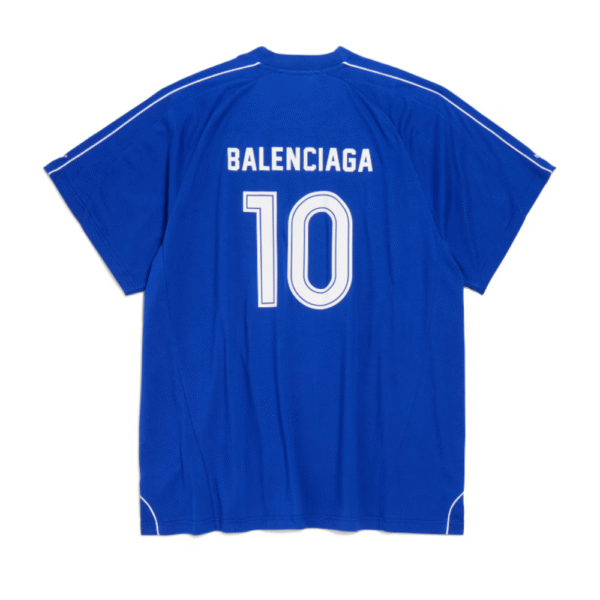 Camiseta Balenciaga Soccer Oversized Azul