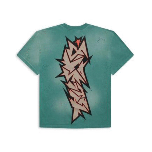 Camiseta Hellstar Green Crack Print