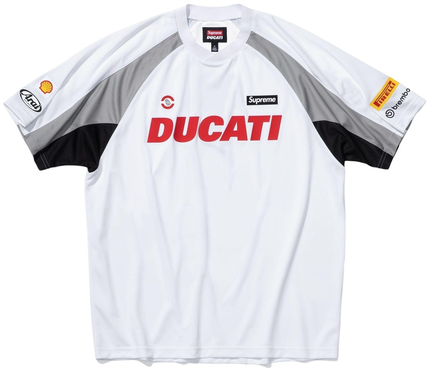 Camiseta Supreme x Ducati Branco