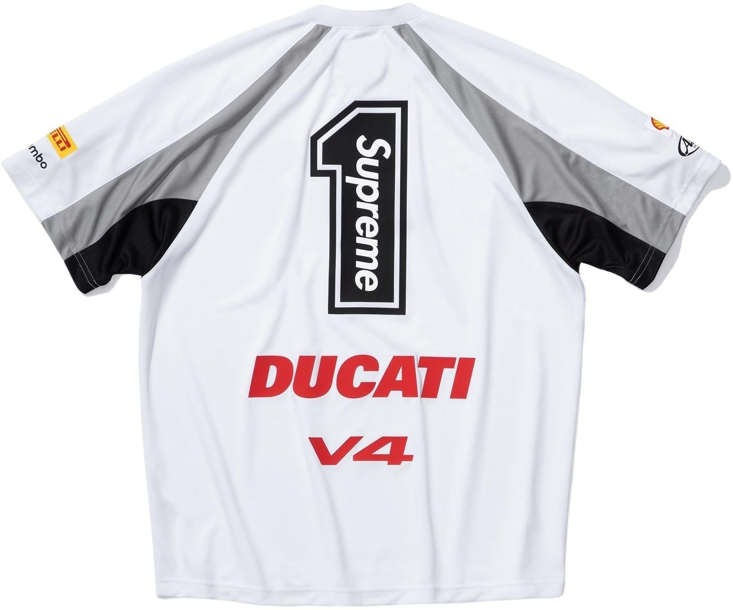 Camiseta Supreme x Ducati Branco - Compre Online | Topas Run | 100