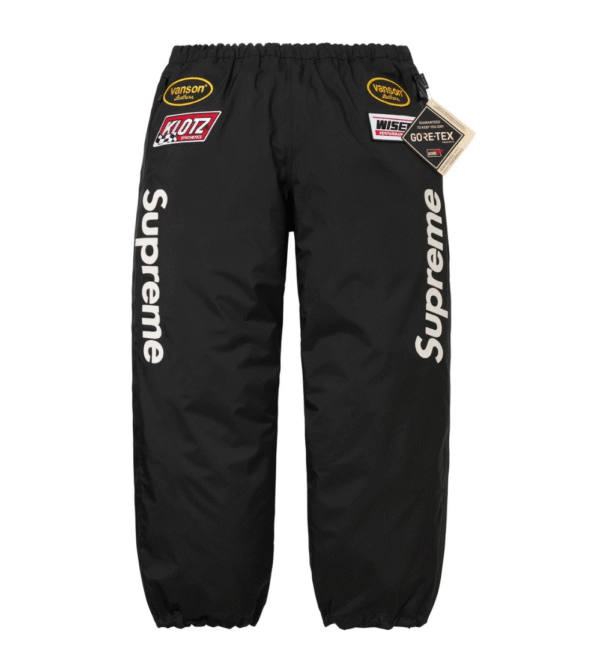 Conjunto Supreme x Vanson x GORE-TEX Shell Black