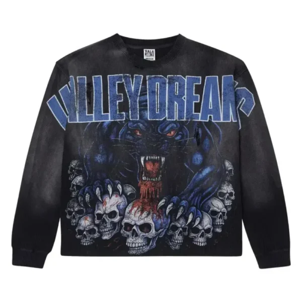 Moletom Vale Lives Forever Big Panther Thermal Black