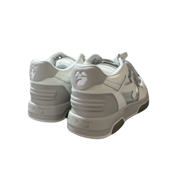 OFF-WHITE Out Of Office OOO Low Tops - See Through Grey White