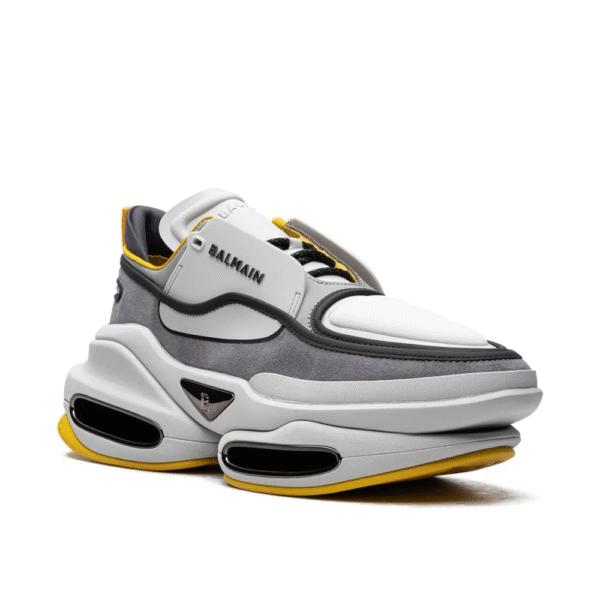 Tênis Balmain B Bold Suede Yellow