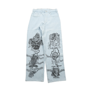 Calça Jeans Warren Lotas Sabata Clara