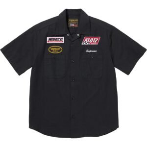 Camisa de trabalho Supreme x Vanson Leathers Preta