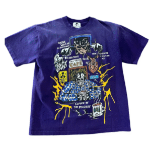 Camiseta Warren Lotas Roadside Coffee Roxa