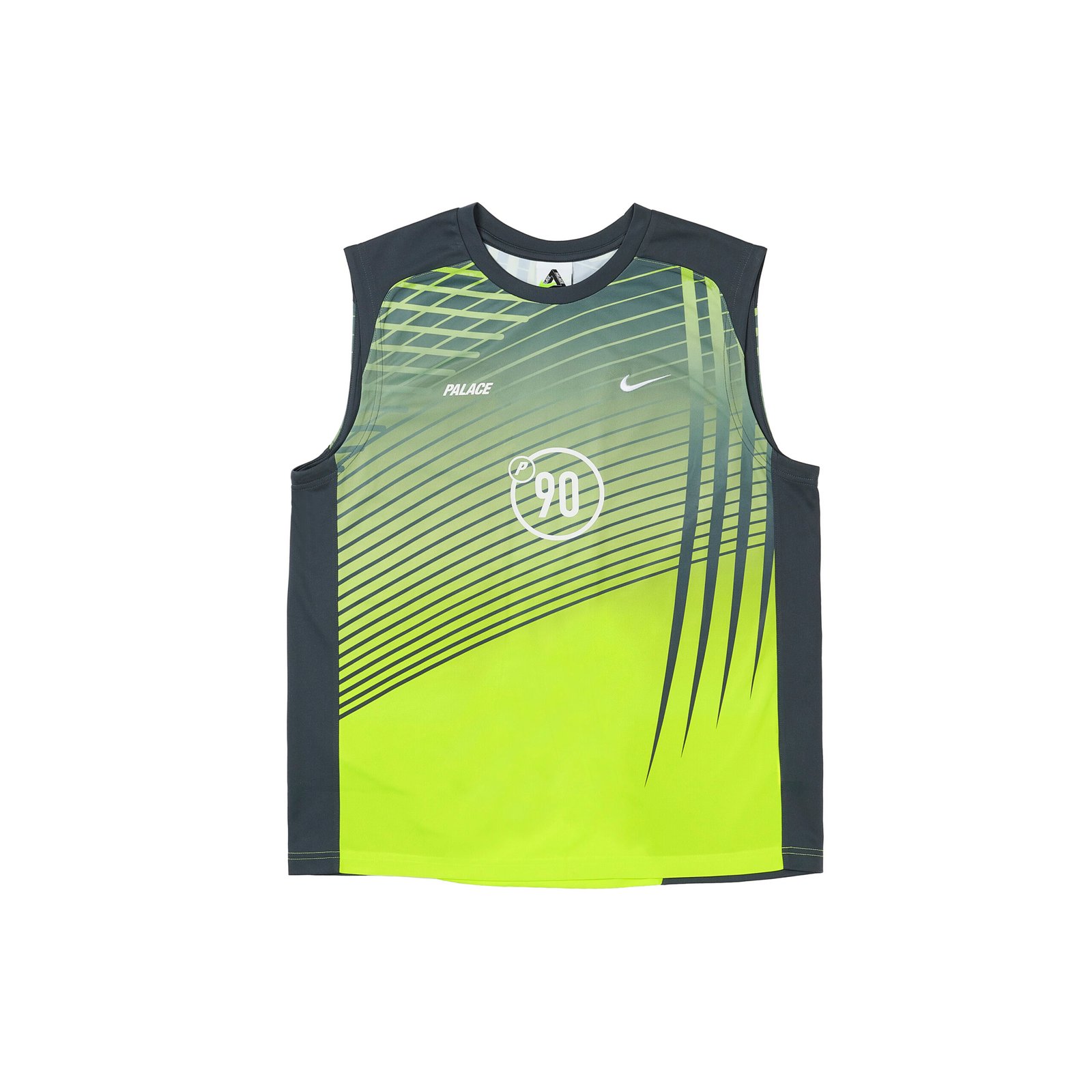 Colete Palace x Nike Total 90 Cinza Neon