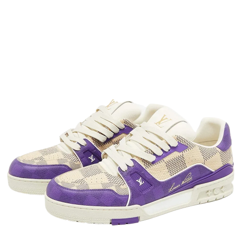 Louis Vuitton Damier LV Trainer Purple
