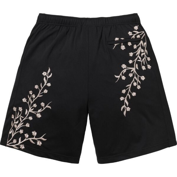 Conjunto Supreme Floral Soccer Jersey Black