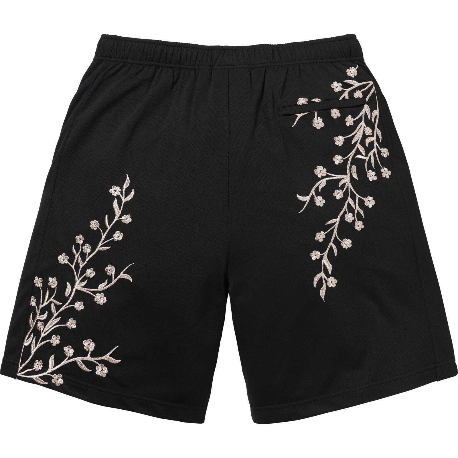 Conjunto Supreme Floral Soccer Jersey Black