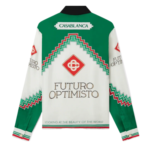 Camisa de Seda Casa Blanca Futuro Optimisto