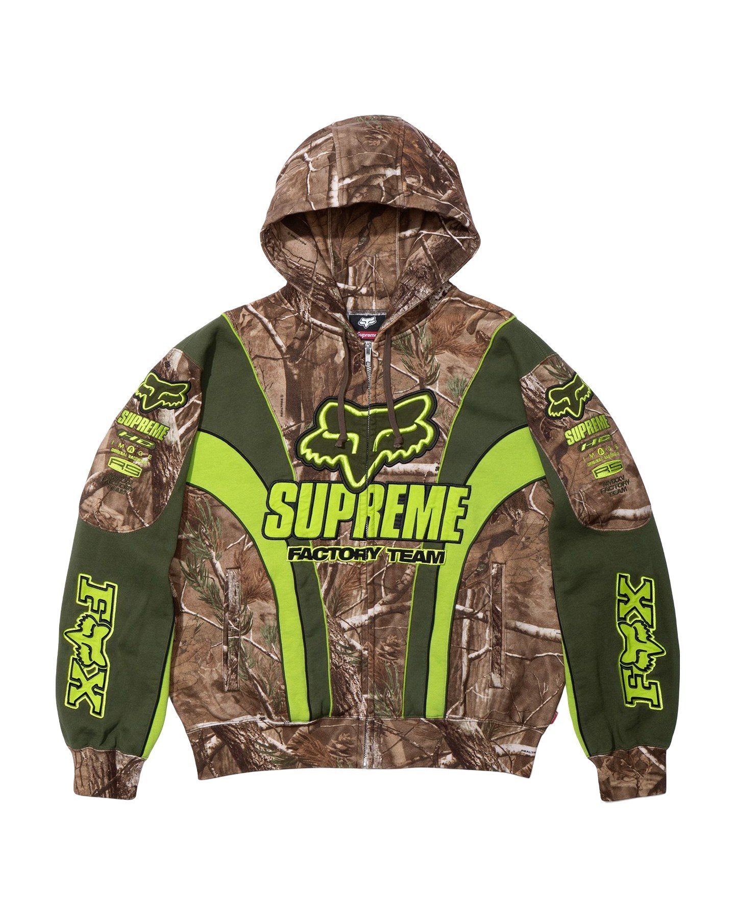 Conjunto Moletom Supreme x Fox Camuflado
