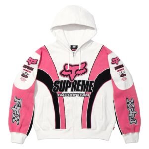 Conjunto Moletom Supreme x Fox Rosa