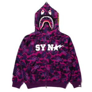 Conjunto Bape vs Syna Camo Roxo