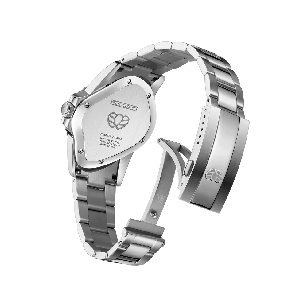 Relogio LAARVEE PEA001GMT Black Blue