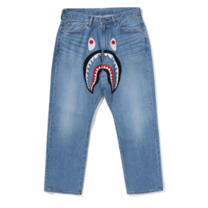 Calça Jeans Bape Shark
