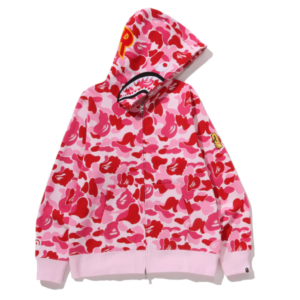 Moletom Bape Shark Rosa Camuflado