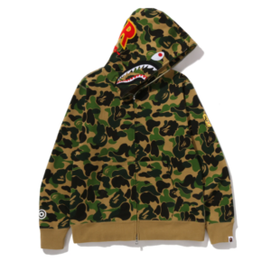 Moletom Bape Shark Verde Camuflado