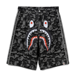 Bermuda Jeans Adidas x Bape Shark Denim Black