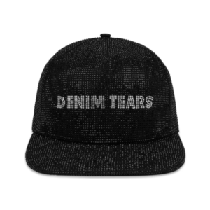 Boné Denim Tears Strass Logo Cap Black