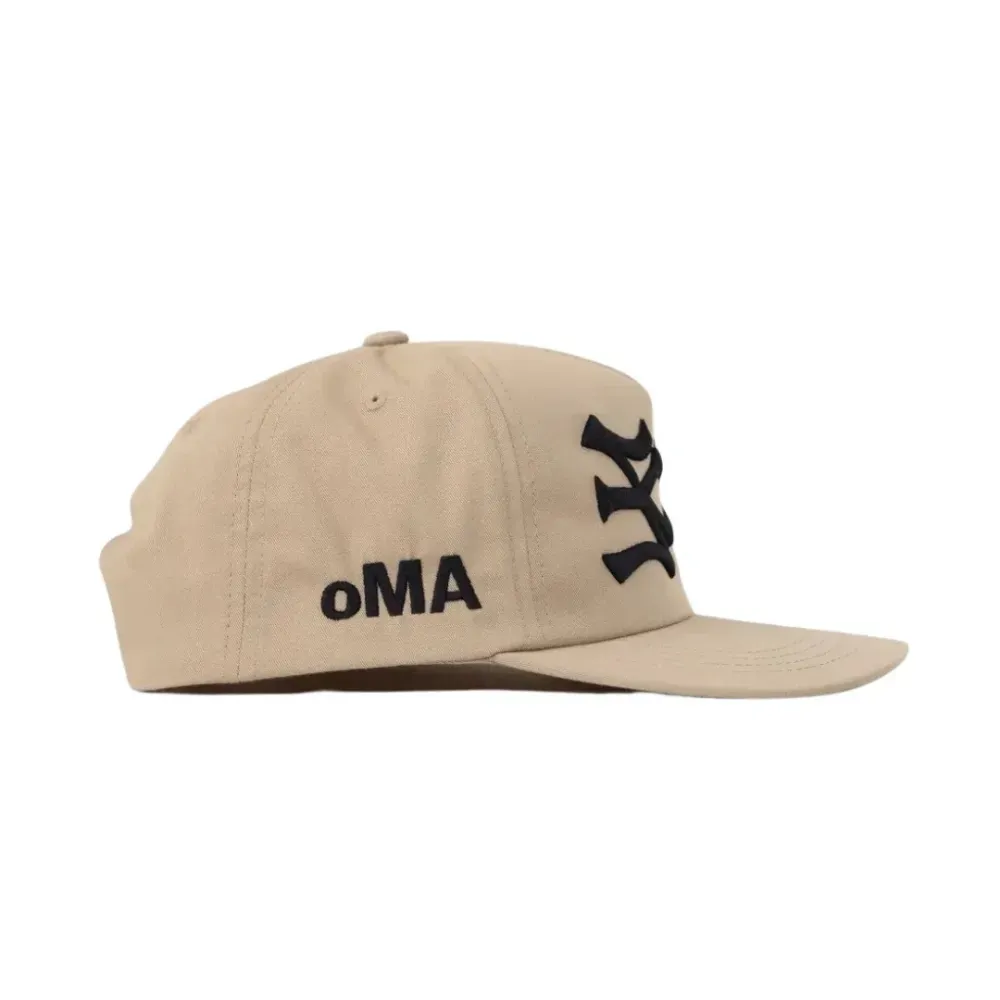 Boné oMA Studios NY NY Side Beige