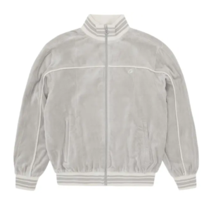 Conjunto Corteiz VVS Uptown Velour Track Grey