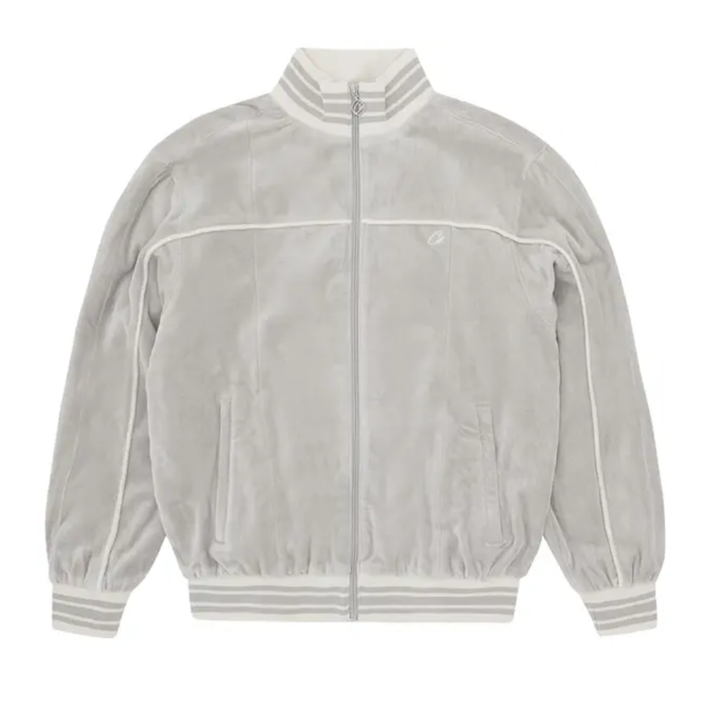 Conjunto Corteiz VVS Uptown Velour Track Grey