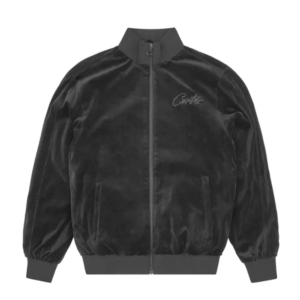 Conjunto Corteiz VVS Velour Jacket Black
