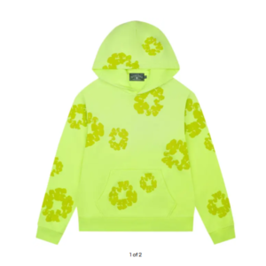 Conjunto Denim Tears Mono Cotton Wreath Neon Green