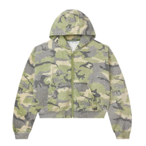 Conjunto Vale Forever Crystal Camo Work Jacket Green Camo
