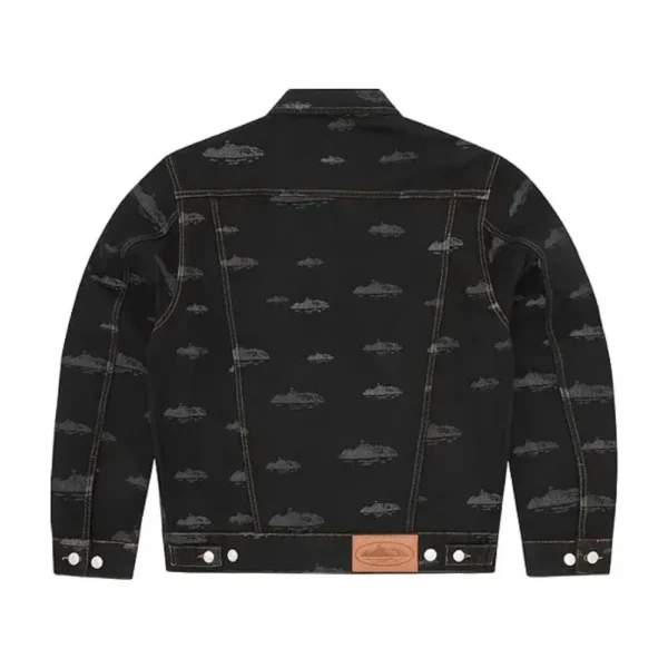 Jaqueta Corteiz Alcatraz Pattern Denim Black - Compre Online | Topas ...