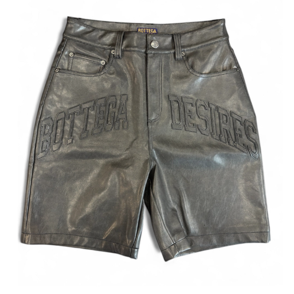 Bermuda Bottega Desires Leather Couro