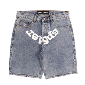 Bermuda Jeans Sp5der Washed Blue
