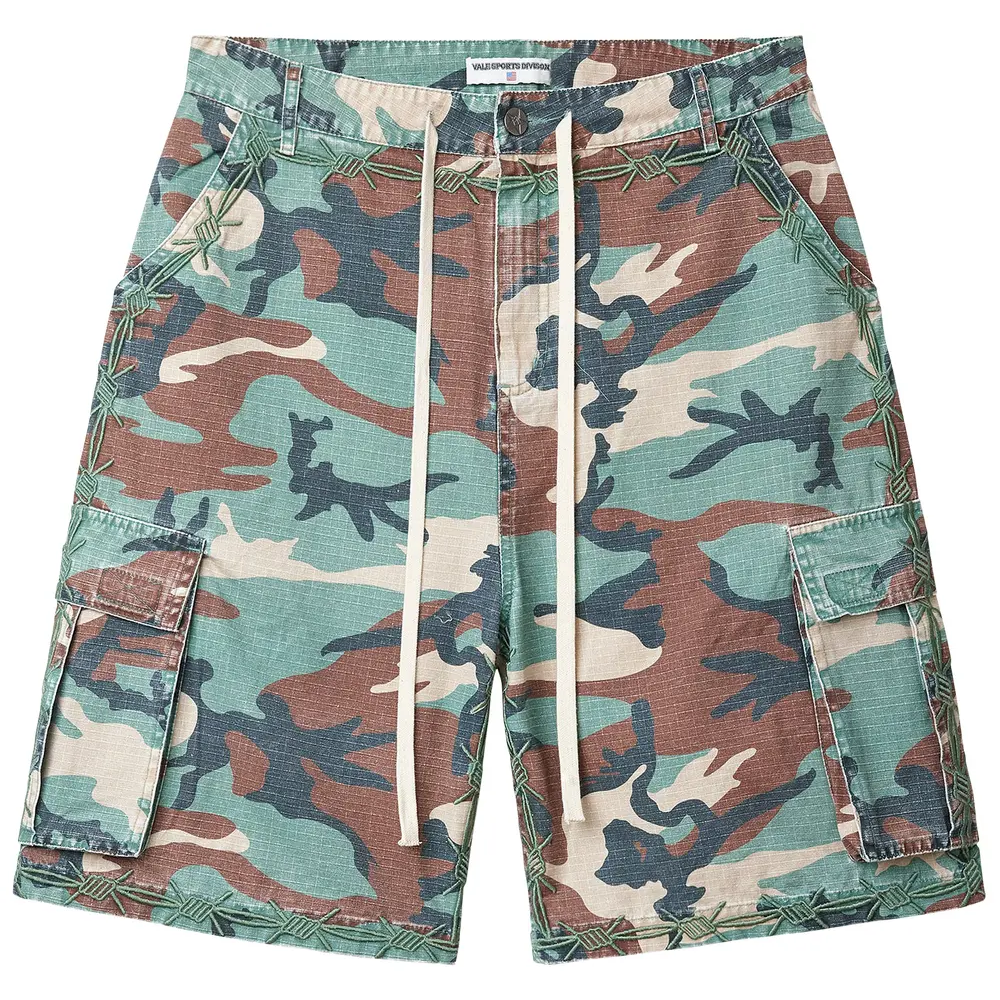 Bermuda Vale Forever Livewire Camo Jorts Light Green Camo