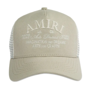 Boné Amiri Arts District Trucker Hat Stone Grey