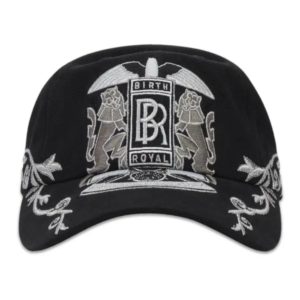 Boné Birth Of Royal Child Double Lion Embroidered Baseball Black