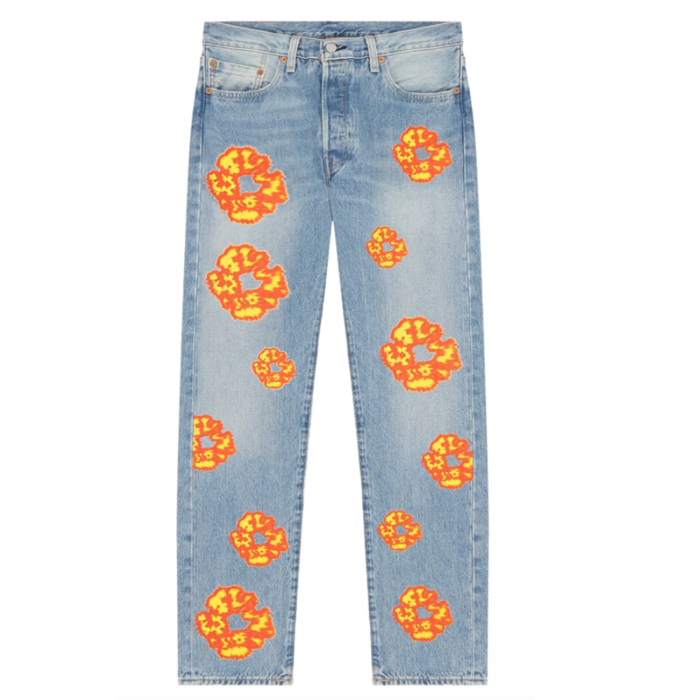 Calça Jeans Denim Tears x Offset Jean Light Wash