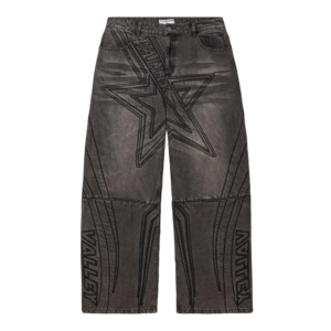 Calça Jeans Vale Forever Black Motocroxxx Pines Denim Rinsed Black