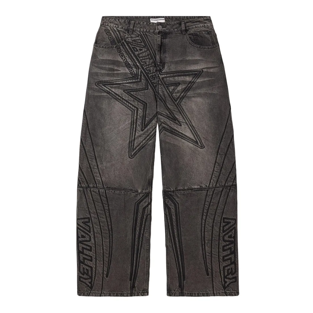 Calça Jeans Vale Forever Black Motocroxxx Pines Denim Rinsed Black