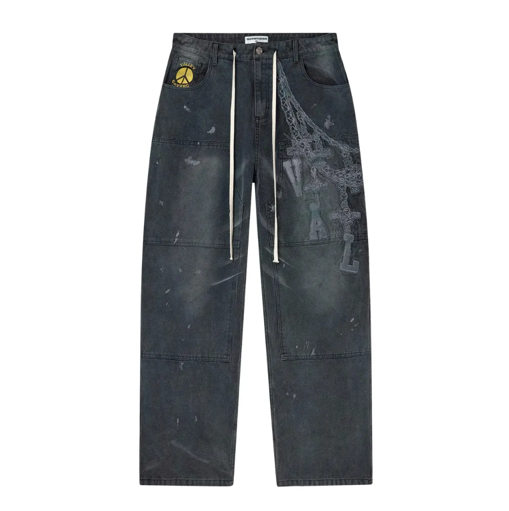 Calça Jeans Valley Forever Chain Painter