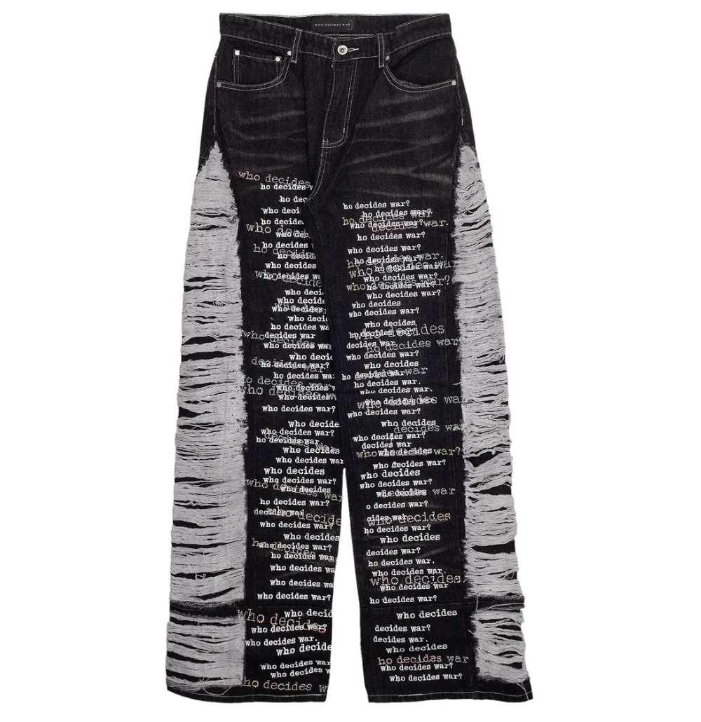 Calça Jeans Who Decides War Black