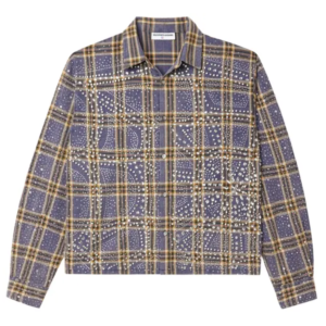 Camisa Mnaga Longa Vale Forever Moonlight Flannel Blue Yellow