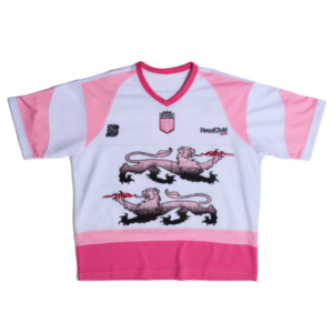 Camiseta Birth Of Royal Child Double Lion Rhinestone Jersey Pink